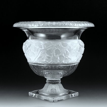 lalique glass vase