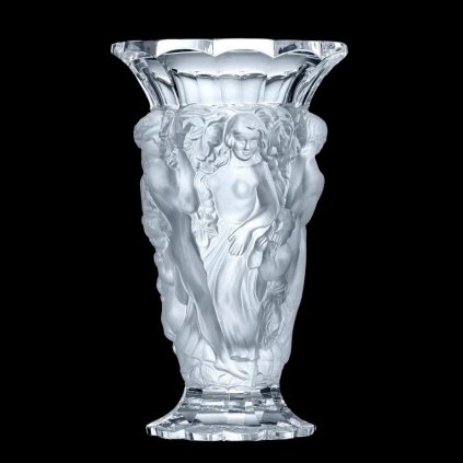 glamorous large glass vase 1930 h hoffmann timeless design in art nouveau art deco style