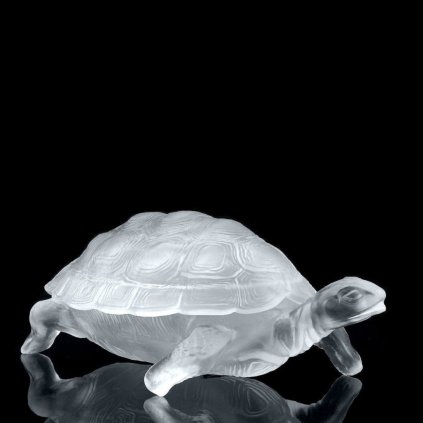 Art Deco Satin Glass Bowl Turtle Trinket Jewelry Large Box 1930's H.Hoffmann