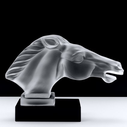 head horse lalique hood ornament figurine