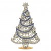 Vintage Czechoslovakian Rhinestones Standing Christmas Tree Extra Large