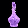 1930' H.Hoffmann Art Deco Alexandrite Glass Collectible Perfume Bottle