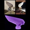 hood ornament victoire alexandrite glass rear view Art Deco car mascot by H. Hoffmann