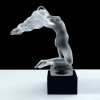 art deco glass chrysis car mascot figurine 1930 h hoffmann hood ornament
