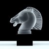 178 art glass head horse