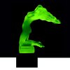 art deco sculpture chrysis rare green uranium glass hood ornament 1930 h hoffmann kopie