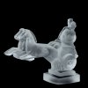 art deco glass boudicea car mascot figurine hood ornament 1930 h hoffmann