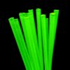 uranium glass rods glowing under uv light, green czech uranium glass rods, 15 pcs, coe 104