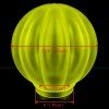 uranium glass lamp shade antique lamp