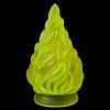 Art Deco Vaseline Uranium Glass Flame Lamp Shade for Antique Lamp
