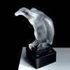 art deco glass eagle car mascot figurine hood ornament 1930 h hoffmann 3