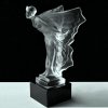rolls royceart deco glass nude flying lady car mascot figurine hood ornament lalique
