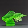 1930 h hoffmann art deco gold fish green uranium glass kopie (2)