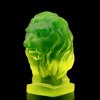 hood ornament uranium glass lion