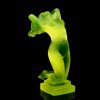 uranium glass figurine artdeco1930