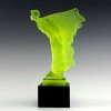 rolls royce hood ornament uranium glass