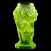 uranium glass lalique vase