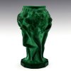 timeless art deco design malachite glass vase 1930 h hoffmann