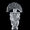 1930s H. Hoffmann Art Deco clear frosted glass perfume bottle – Graces, Lalique-style design