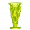 1930's H.Hoffmann Art Deco ' Ladies ' Uranium Glass Vase ArtDeco1930.com