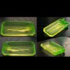 1930' H.Hoffmann Art Deco Girl Uranium Glass Bowl