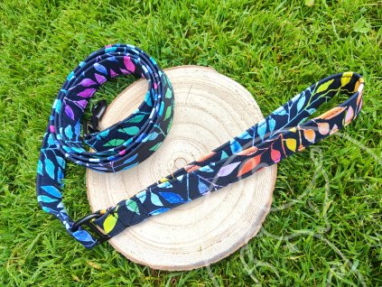 vodítko duhové listí