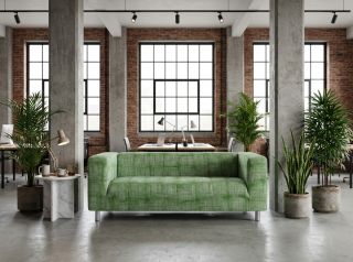 Transform your sofa into an oasis of calm. 🛋️✨ The IKEA Klippan sofa in our premium GREEN PUFF cover perfectly...