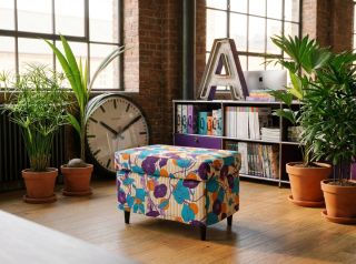 A piece that brings a fresh morning vibe to any interior! 🌅 The MORNING GLORY footstool combines delicate bindweed stems,...