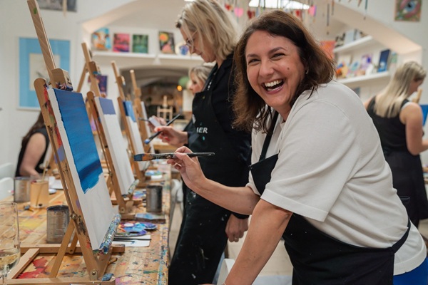 Kurz malování akrylem pro dospělé na Open ART Festu