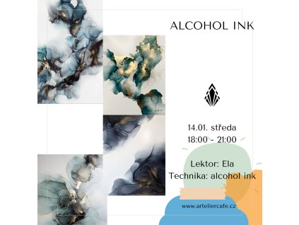Alcohol ink | 14.01. středa 18:00