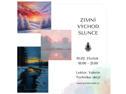 Zimní východ slunce | 19.02. čtvrtek 18:00