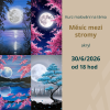Akrylová malba - Měsíc mezi stromy | 30.06. úterý 18:00