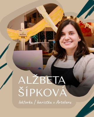 🎨 TVÁŘE ARTELIERU ⠀ Za každým obrazem, kurzem i šálkem kávy stojí lidé. A právě ty vám v naší čtvrteční rubrice Tváře...