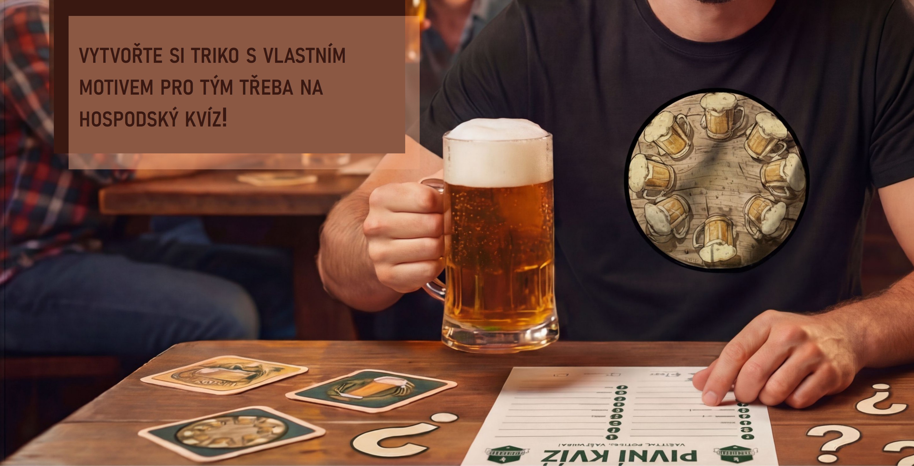 Trička pro hospodské kvízy