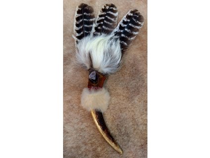 Pierkový vejár na vydymovanie