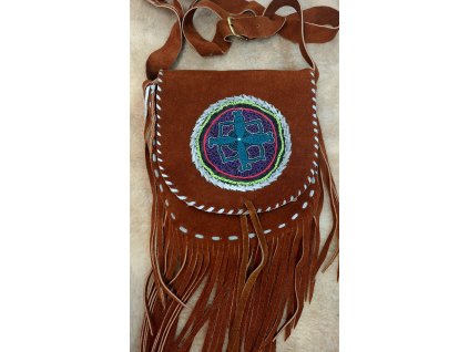 Kožená kabela hnedá väčšia