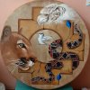 Šamanský bubon ručne maľovany
