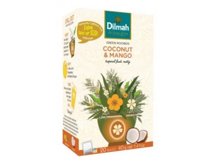 10493 1 green rooibos coconut mango 20x2 g dilmah