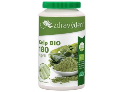 10871 1 kelp bio 180 kapsli zdravy den