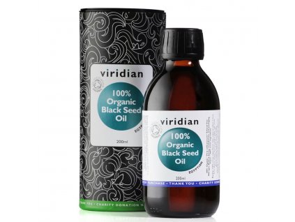 Black Seed Oil 200ml Organic (Bio olej z egyptského černého kmínu)