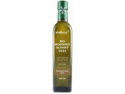 6080 1 olivovy olej panensky bio 500 ml wolfberry