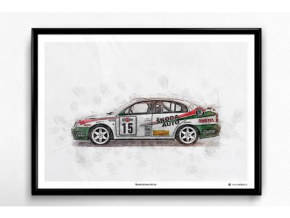 Škoda Octavia 1 Kit Car (1998) - Plakát, obraz na zeď