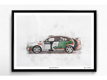 Škoda Octavia WRC Evo 1 - Plakát, obraz na zeď