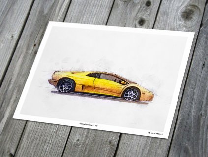 Lamborghini Diablo VT 6.0 - plakát, obraz na zeď