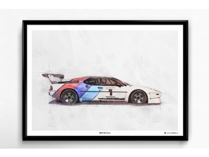 BMW M1 Procar nahled plakat1