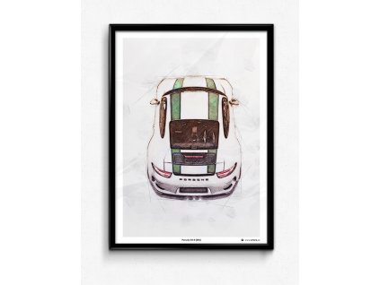 Porsche 911 R (991) - plakát, obraz na zeď
