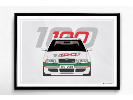 Škoda Octavia 1 RS WRC Edition - plakát, obraz na zeď