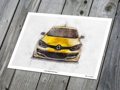 Renault Megane RS 275 Trophy - plakát, obraz na zeď