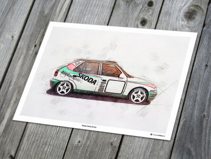 Škoda Felicia Kit Car - plakát, obraz na zeď