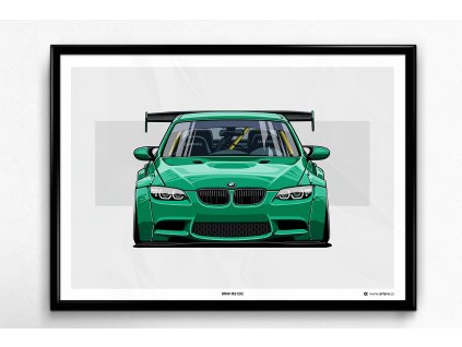 BMW M3 E92 „Liberty Walk“ - plakát, obraz na zeď